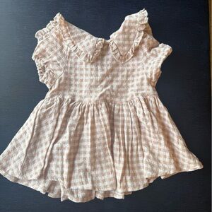 Rylee + Cru Gingham Ruffle Dress